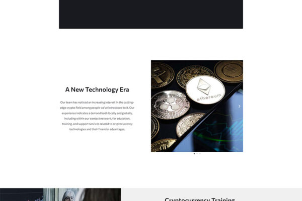 Canadian Crypto Support Website Design