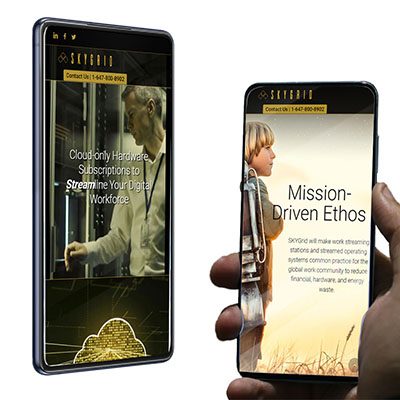 Skygrid Solutions Mobile Website